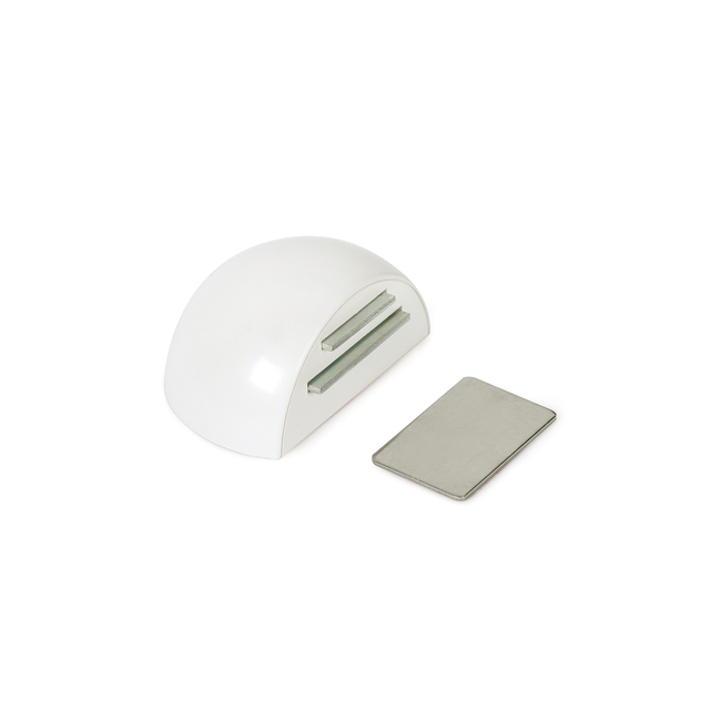 Uksetõkis magnetiga REI Ø52x38x26mm valge