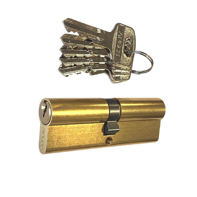 Lukusilinder Apecs 45x45mm/5 võtit messingi värvi