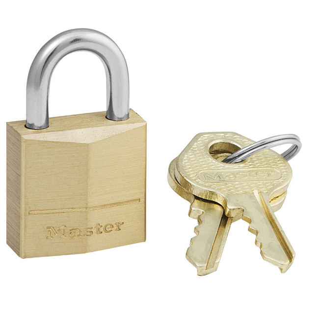 Tabalukk MASTERLOCK 20/11mm messing