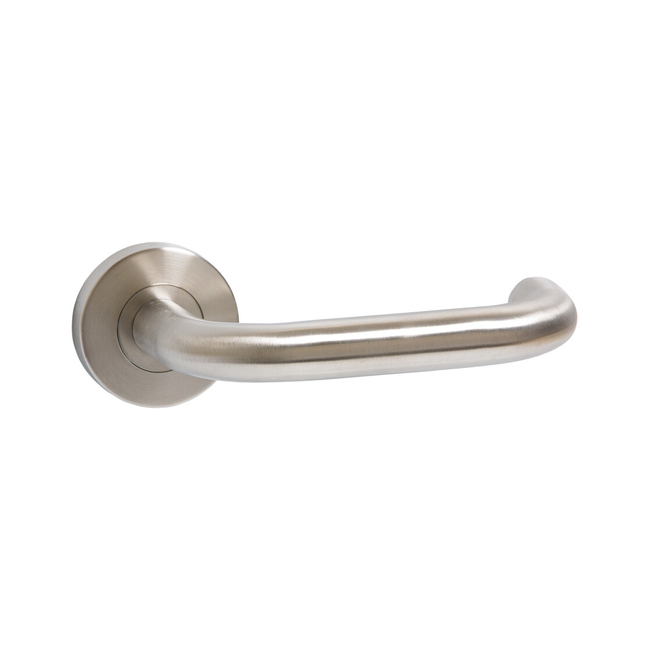 Door handle round with escutcheons MP alumiiniumi colour