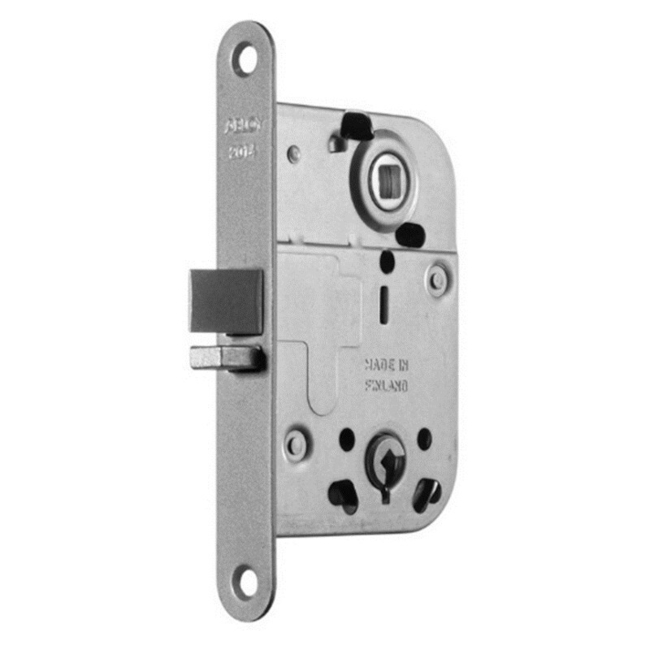 Ukselukk Abloy 2014 vastusplaadiga 0045 72mm kroomitud